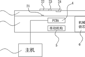 两级互锁功能的智能锁