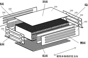 集成液冷式动力电池模组