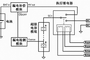 超级电容模组超长时间保压电路