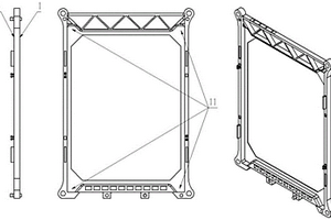 软包电芯固定架及其模组组装结构