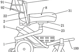 结构改良的电动轮椅车