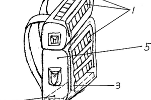 带太阳能电源的双肩背包