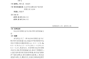 SAL2195铝锂合金TIG/MIG焊丝及其制备方法