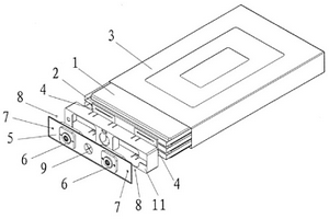 锂离子电池模块结构