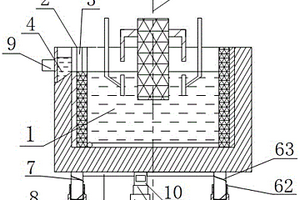 锂电解槽调高结构