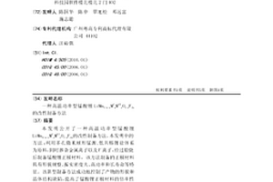 高温功率型锰酸锂LiMn2-x-yMIxMIIyO4-zF2z的改性制备方法