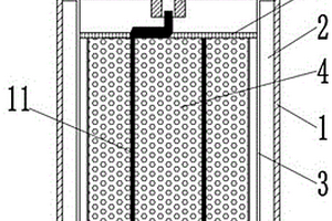 圆柱形锂亚硫酰氯电池均衡底部集流结构