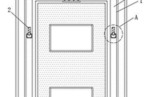 手机锂电池用具有按压固定结构的防护盖板