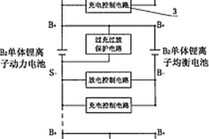 充放电自动均衡的锂离子动力电池串联电池组