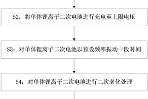 锂离子二次电池的配组方法