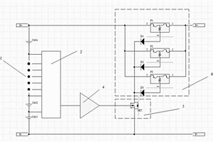 堆叠式锂电池二次保护电路