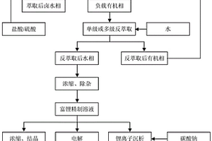 用仲酰胺/烷烃复合溶剂从含钙卤水中分离钙提取锂的萃取体系、萃取方法和其应用