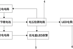 单节锂电池电量检测及显示装置