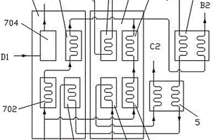 同时提供两路热水的补燃型溴化锂吸收式换热系统