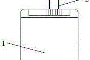 锂电池安装用线路按插头结构