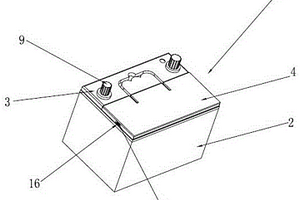 新型汽车启停锂电池的定位装置
