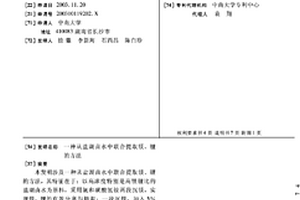 从盐湖卤水中联合提取镁、锂的方法