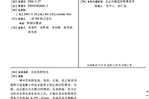 可充电锂电池