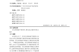 多孔纳米碳纤维材料、锂电池正极材料和正极片