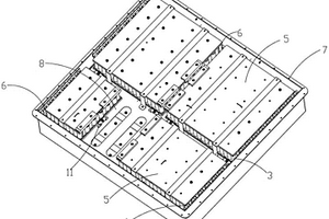 电池包箱体与单体锂电池的连接结构