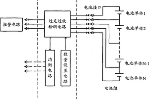 用于多节锂电池串联使用的检测保护装置