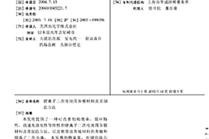 锂离子二次电池用负极材料及其制造方法