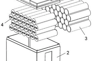 将圆柱锂电池装入铅酸壳体内的固定结构