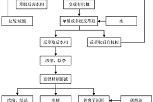 用仲酰胺/叔酰胺复合溶剂从含钙卤水中分离钙提取锂的萃取体系、萃取方法和其应用