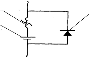 一次锂电池的电子线路保护装置