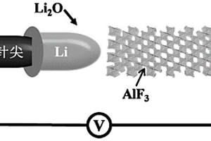 原位监测AlF<Sub>3</Sub>作为锂原电池正极的放电过程的方法