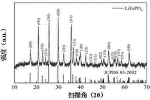 暴露(100)晶面的矩形磷酸铁锂纳米片及其制备方法