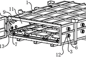 便于阻火排烟的锂电池转运箱