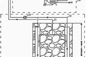 干热岩双效溴化锂吸收式热泵供热系统