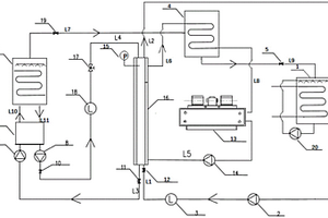 鼓泡吸收型溴化锂吸收式热泵及其控制方法