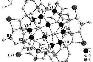 含B、V、O簇化合物的新型锂电池正极材料