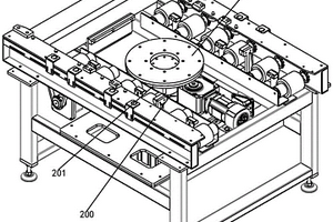 锂电池电极SKID转台机构及其操作方法