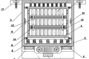 具有散热效果的锂电池存放装置