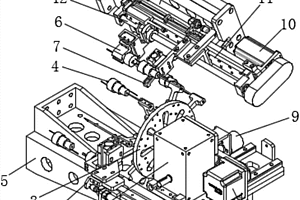 锂离子圆形电池全自动下料通孔机构