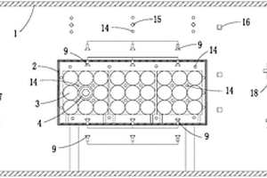 受围挡的锂离子电池组超细水雾灭火实验装置