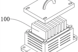 基于局部散热的锂电池组固定装置