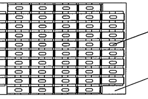 锂离子电池防挤压包装格栅