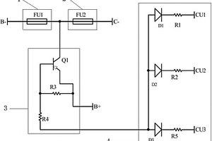 基于三极管的锂电池二级保护熔断电路