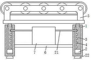 锂离子电池电芯生产用传送带的调节机构