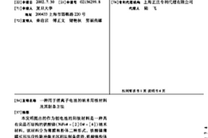 用于锂离子电池的纳米阳极材料及其制备方法
