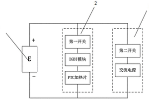 锂离子电池低温内外组合加热装置及方法