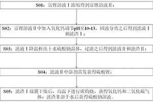 采用盐湖卤水制备硫酸锂的方法