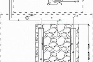 干热岩双效溴化锂吸收式热泵供热系统