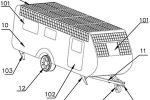 利用锂电容补偿型太阳能房车