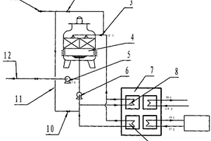 溴化锂制冷机组冷却循环水带压回水系统