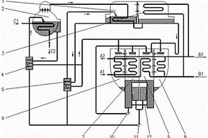 复叠式溶液并联双效溴化锂吸收式制冷热泵机组